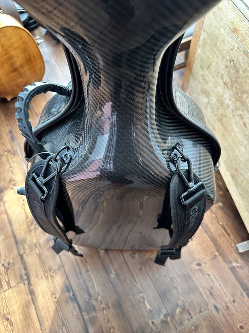 GEWA 4/4 Idea Original Carbon Fibre 2.9 Cello Case Black — image 5