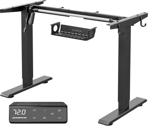 MAIDeSITe Adjustable Height Standing Desk Frame Two-Stage Desk Stand T1 PRO blk — image 1