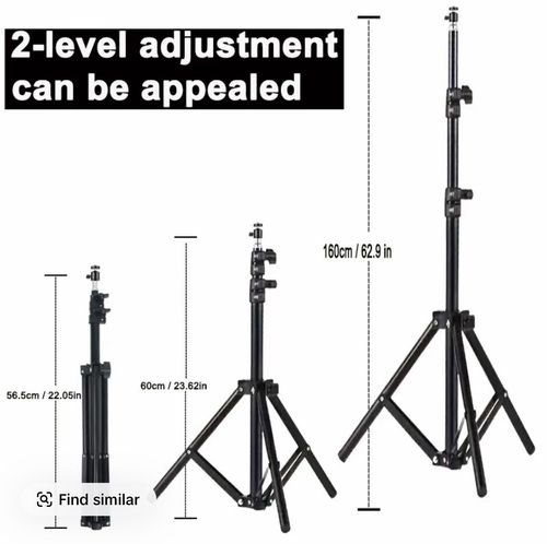 160CM Universal Portable Projector Tripod Stand Tripod Adjustable Height Stand — image 2
