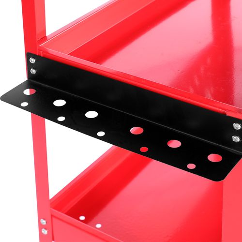 Heavy Duty Tool Storage Trolley Wheel Cart 3 Tier Shelf Cabinet Drawer Workshop — image 9