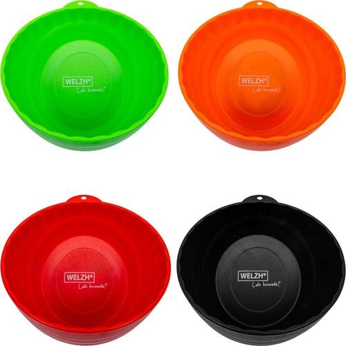 Welzh Werkzeug Magnetic Parts Bowl Set Extra Deep 4-Piece Extra Strong Magnet