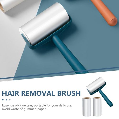 Reusable Plastic Lint Roller for Pet Hair Navy Portable Clothes Hair Remover — image 9