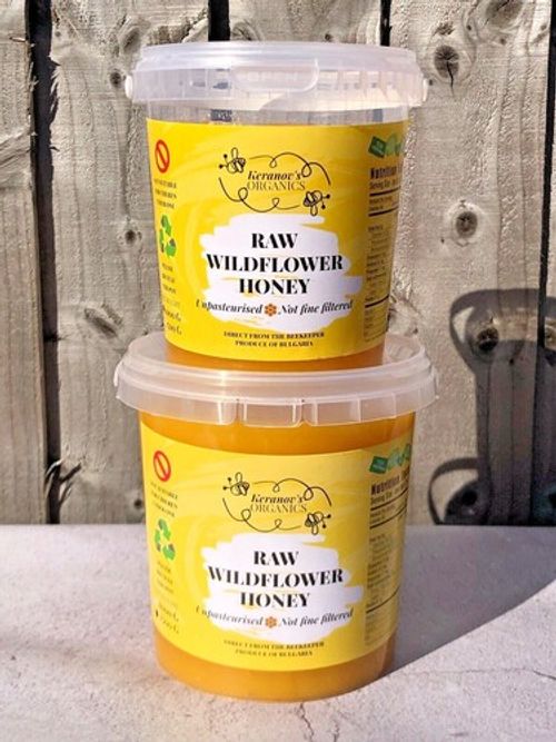 RAW WILDFLOWER HONEY 100% ORGANIC (HARVEST 2026)