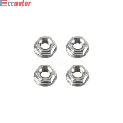 4 pack Exhaust Flange Nuts For Harley-Davidson Twin Cam EVO Big Twin Sportster
