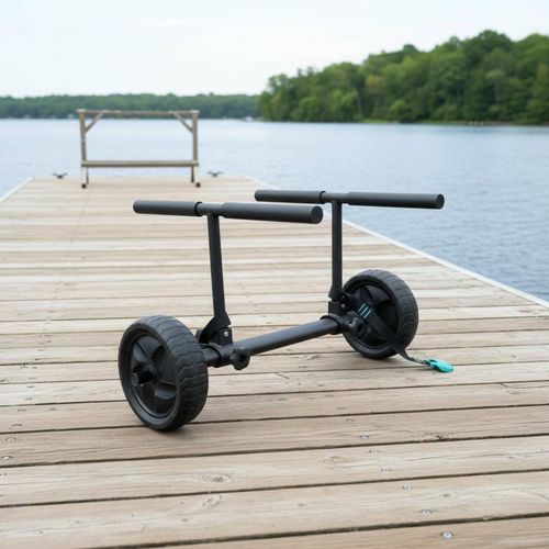 Paddleboard Carrier Foldable Paddleboard Transport Carrier Large Wheels — image 6