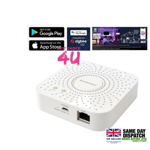Silvercrest Smart Home Gateway Hub Compatible With Voice Control VIA Free App — image 1