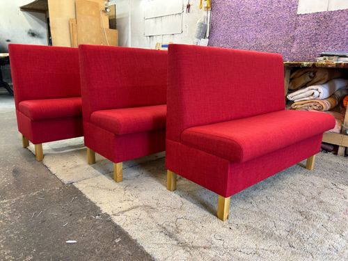 Booth Seating Plain Back Banquette - Restaurant - Cafe - Kitchen - Office - UK M — image 3
