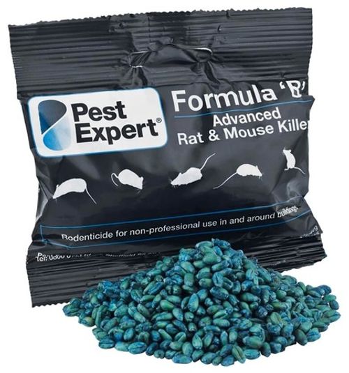 Pest Expert Rat & Mouse Killer Poison Strong Rodent Bait (10 x 60g) Max Strength