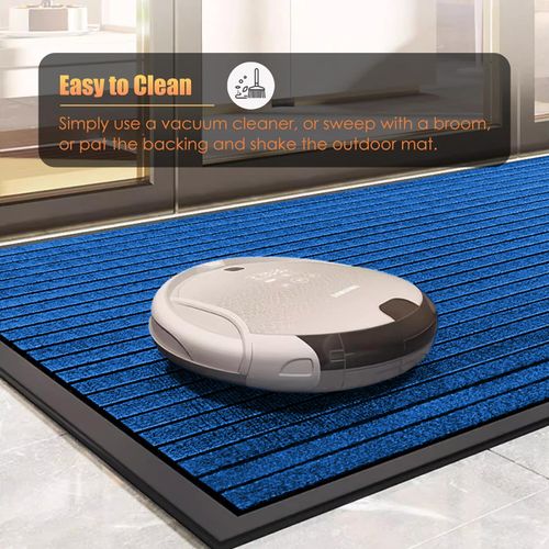 Non Slip Rubber Door Mat Heavy Duty Washable Rug Indoor Outdoor Welcome Door Mat — image 3