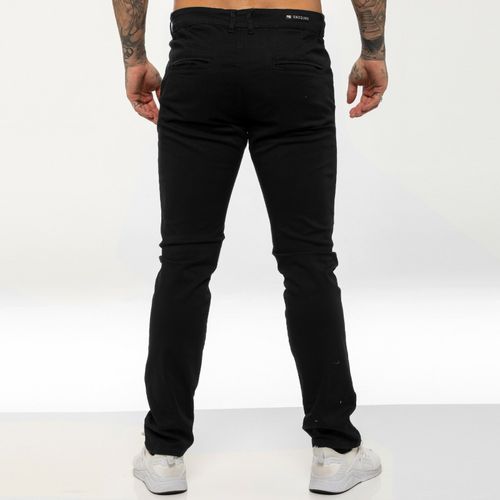 Enzo Mens Chino Trousers Slim Fit Stretch Cotton Jeans Pants All Waist Sizes — image 2