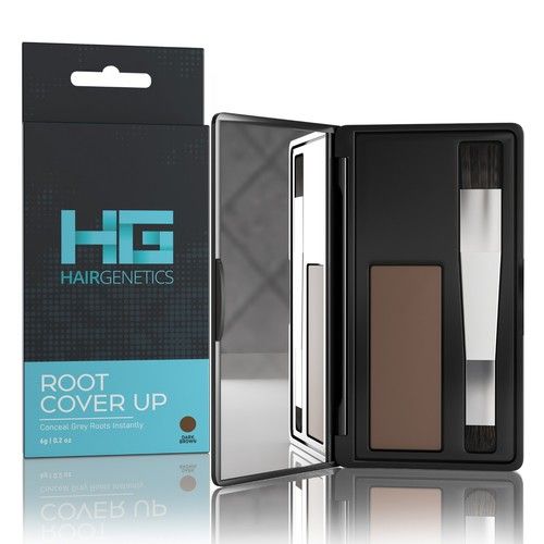 Hair Genetics Root Cover Up Hide Your Grey Hairs Roots and Fill in Eyebrows