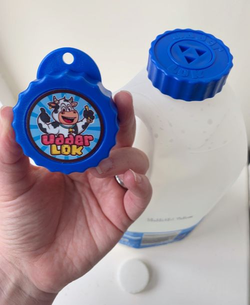 UdderLok-The Original Patented Milk Bottle Lock! Stop People Pinching Your Milk! — image 2