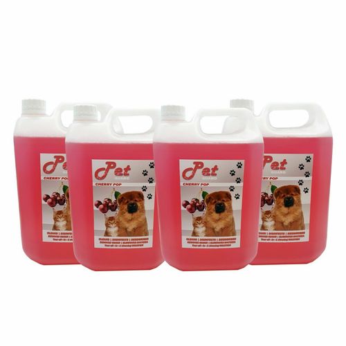 Pet Cattery Kennel Disinfectant Deodoriser Cleaner Pet Guard 4 x 5L Cherry Pop — image 11