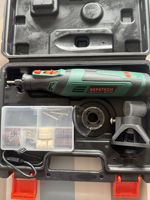 DEPSTECH Cordless Rotary Tool, 2.0 Ah 8V Rechargeable Multi Tool Kit 5 Speed — image 17