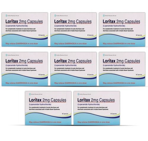 Loritax 48 Diarrhoea Relief Capsules 2mg Loperamide - Fast Acting Relief — image 1