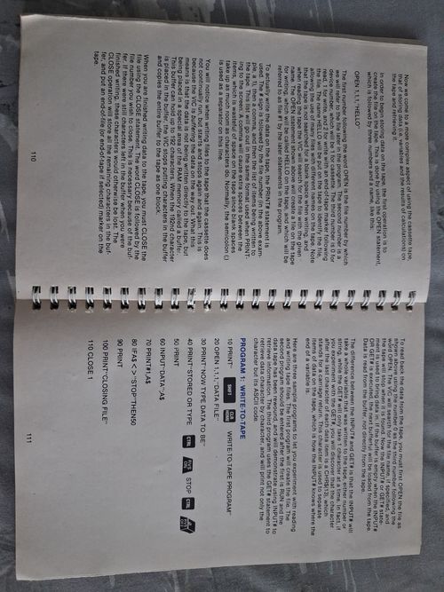Commodore VIC-20 Personal Computing User Manual Spiral-Bound Vintage Guide — image 3