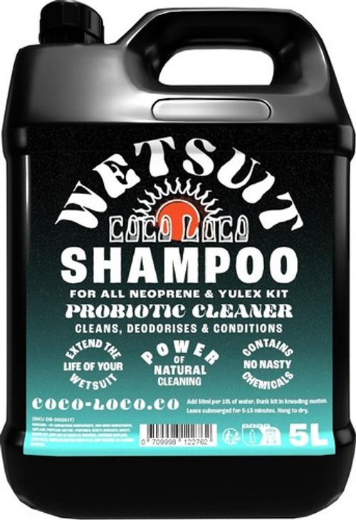 Coco Loco Eco Wetsuit Cleaner Shampoo With Eucalyptus Deodoriser 5 Litres 