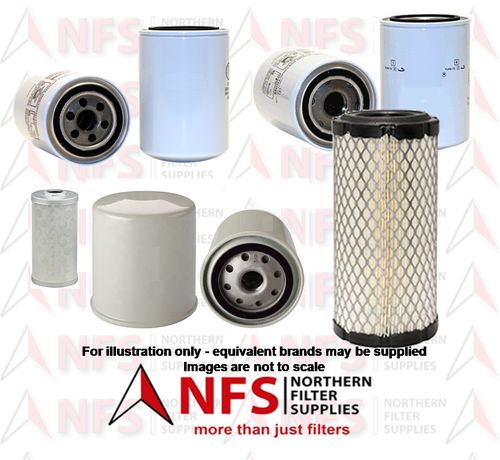 NFS Filter Kit fits Case CX15 with Perkins Engine — image 1