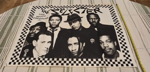 Original 1980 "The Selecter" Too Much Pressure 2 Tone Records Poster.