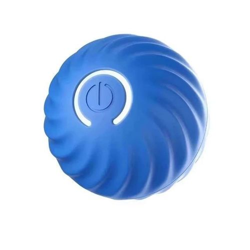 Interactive Rechargeable Bouncing Dog Ball Rolling Automatic Moving Pet Toy Blue — image 1