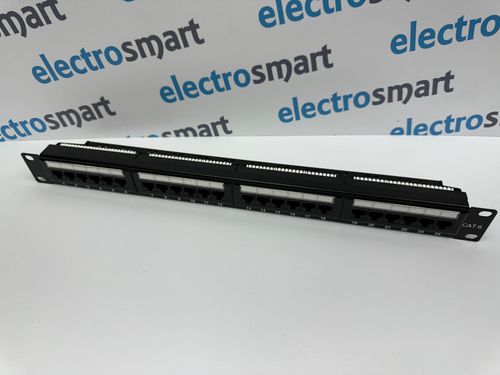 24 Port 1U CAT6 Krone 110 Dual IDC UTP Patch Panel for 19" Network Data Cabinet — image 8