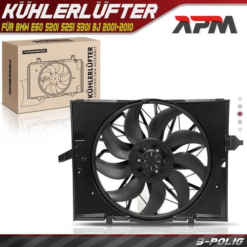 Cooling Fan Radiator Cooling Fan Motor For BMW 5 Series E60 520 525 530 5 Series Touring E61 525i