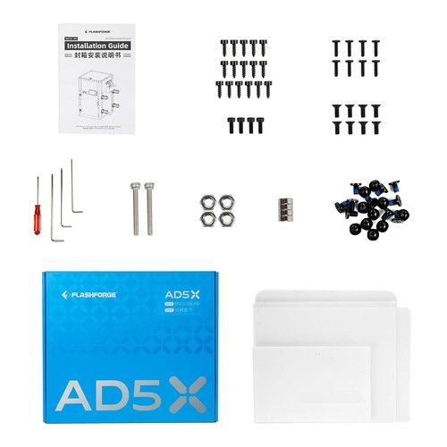 Flashforge Enclosure Accessory Set for AD5X DIY Enclosure with Plates and Screws