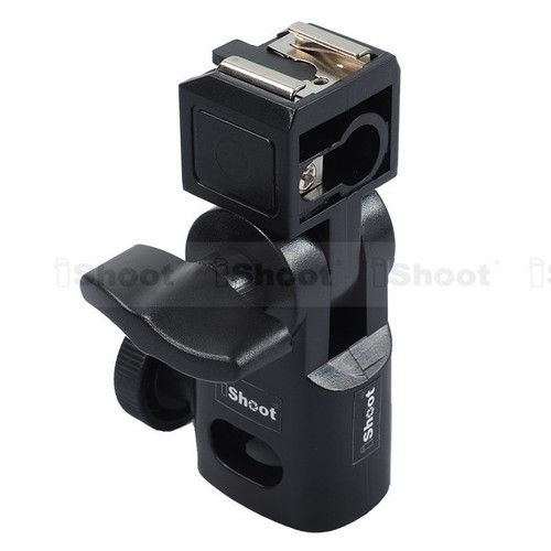 Hot Shoe Mount Flash Bracket/Umbrella Holder for Canon Nikon Pentax Olympus Metz