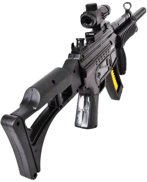 Kids Mp5 Squid Gun Flashing Lights & Sounds Boys Girls Army Role Play Uk — image 11