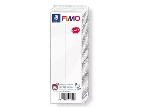 NEW FIMO SOFT 454G & 228G POLYMER MODELLING OVEN BAKE CLAY -  BLACK OR WHITE