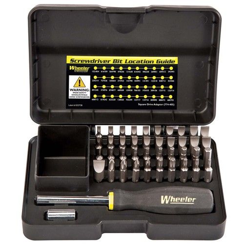 Wheeler Gunsmithing Screwdriver Set Basic 43 Piece Gun Maintenance & Repair