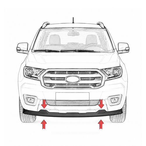 Volkswagen Crafter 2018-2023 Sun Visor, Bumper Lip Splitter — image 6