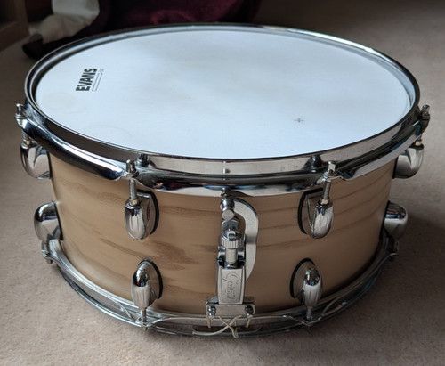 Gretsch Silver Series 14x6.5 Ash Snare Drum Natural Satin Excellent Condition