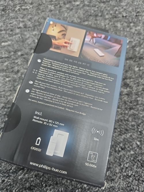 Brand New Philips Hue Dimmer Switch, Zigbee Never used — image 3
