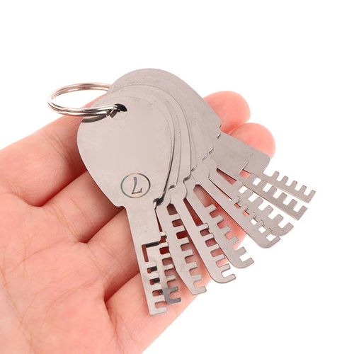 Stainless Steel Comb Lock 9in1 Full Set Repair Comb Tool Bypass Method — image 3