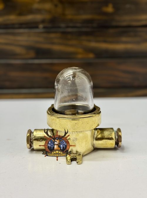 Original Ship Room Light – Brass Bulkhead Fixture for Wall or Ceiling Set of 2 — image 2