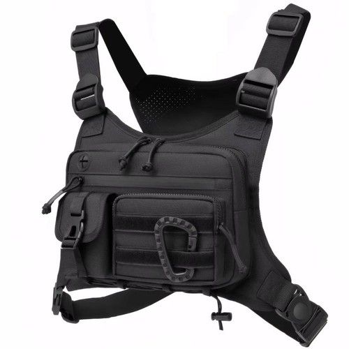 Chest Bag Running Hiking Chest Bag Vest EDC Anti-Theft Chest Pack Lightweight UK