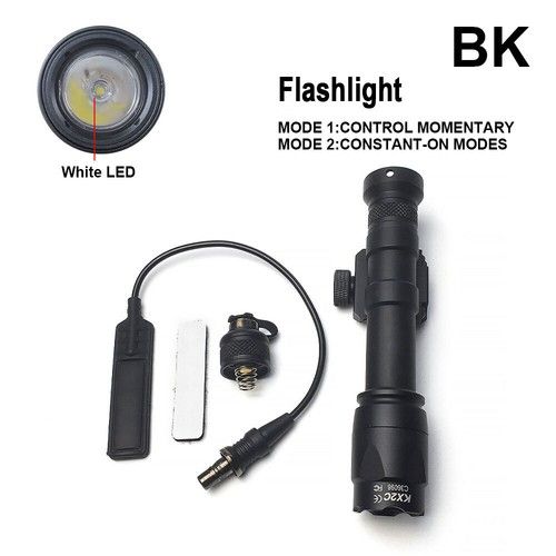 Tactical M600C Flashlight Rifle Weapon Light LED Torch With Pressure Tail Switch