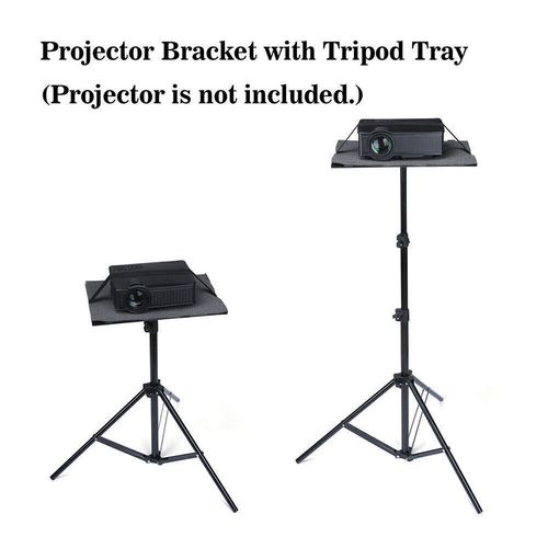 DVD Projector Bracket Laptop DJ Tripod Stand Adjustable Height with Tripod Trays — image 9