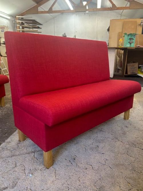 Booth Seating Plain Back Banquette - Restaurant - Cafe - Kitchen - Office - UK M