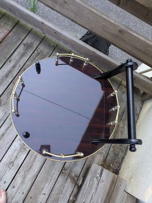 Vintage Black & Gold 2-Tier Rolling Bar Cart Tea Trolley Serving Cart — image 2