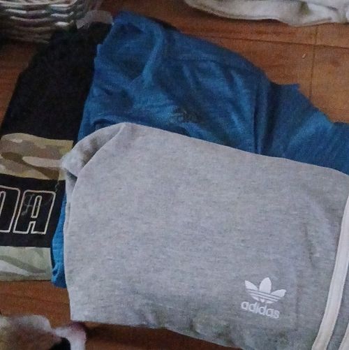 adidas Grey Shorts Men's Clothing Job Lot Bundle with Assorted T-Shirts — image 2