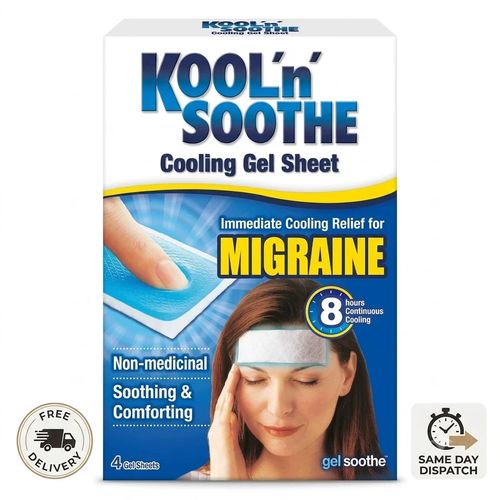 Kool 'n' Soothe Migraine Cooling Strips - 4 Strips — image 1