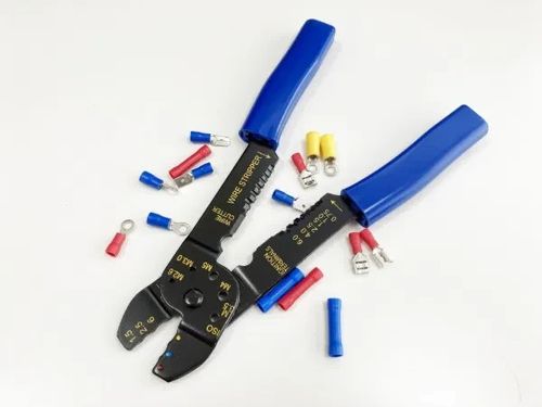 101 pc Cable Wire Electrical Terminal Kit Ratchet Crimper Plier Crimping Tool uk — image 3