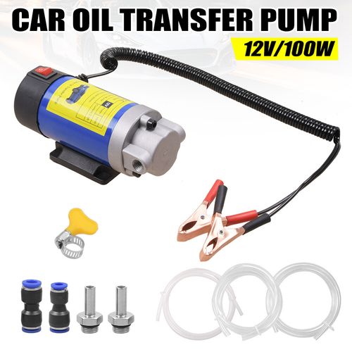 12V Electric Car Diesel Fuel Pump Oil Transfer Extractor Fluid Siphon Pump 100W — image 7