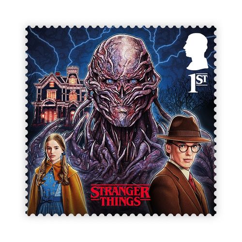 Stranger Things Stamps Collector Sheet from Royal Mail — image 11