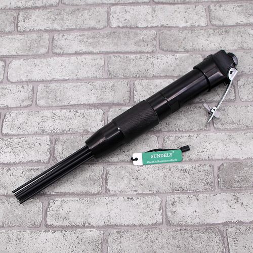 Needle Scaler Pistol Grip Rust Paint Remover Gun Descaler Pneumatic Air Deruster — image 3