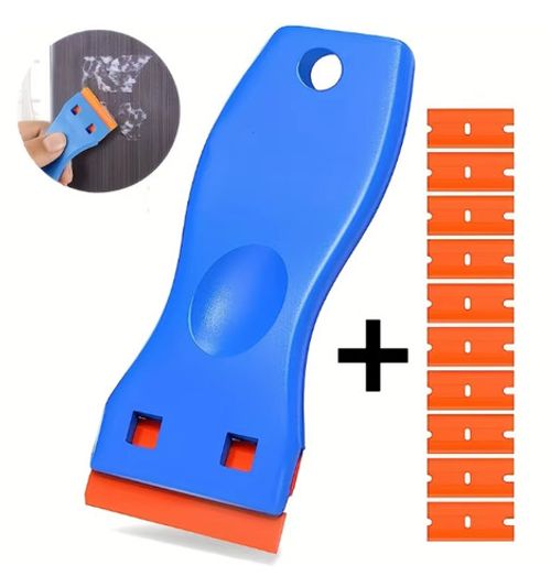 Plastic Scraper tool Car Sticker Remover Glass Residue Grease Dirt Cleaner Tool