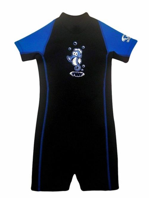 BOYS GIRLS SHORTY WETSUIT CHILDS KIDS  UV SWIM WET SUIT TO FIT AGE 1-10 YEARS