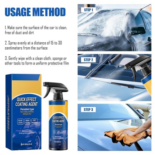 3pc Advanced Car Quick-Acting Coating Agent Spray, 120ml Quick Effect... — image 5